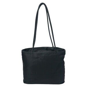 Prada Tessuto nylon logo tote triangle shoulder black handbag bag